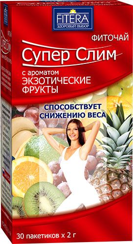Изображение товара Супер слим чай 30*2г (экзотик) Супер слим чай 30*2г (экзотик) фотография