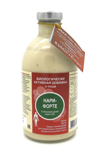 Изображение товара Биопродукт Нари Форте кисломолочный диетический 450мл Биопродукт Нари Форте кисломолочный диетический 450мл фотография