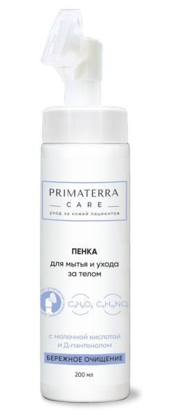Изображение товара Пенка Care для мытья и ухода за лежачими больными Приматерра 200мл Пенка Care для мытья и ухода за лежачими больными Приматерра 200мл фотография