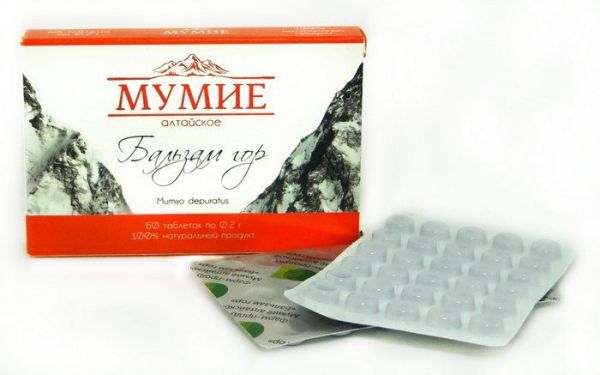 Изображение товара Мумие алтайское Бальзам гор 60 таблеток Мумие алтайское Бальзам гор 60 таблеток фотография