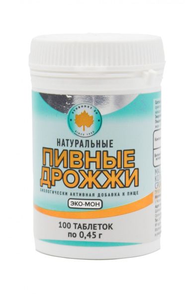 Изображение товара Пивные дрожжи натуральные, 100 табл. Пивные дрожжи натуральные, 100 табл. фотография