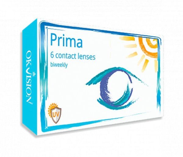 Изображение товара Линзы контактные Okvision Prima biweekly 55% 1шт Линзы контактные Okvision Prima biweekly 55% 1шт фотография