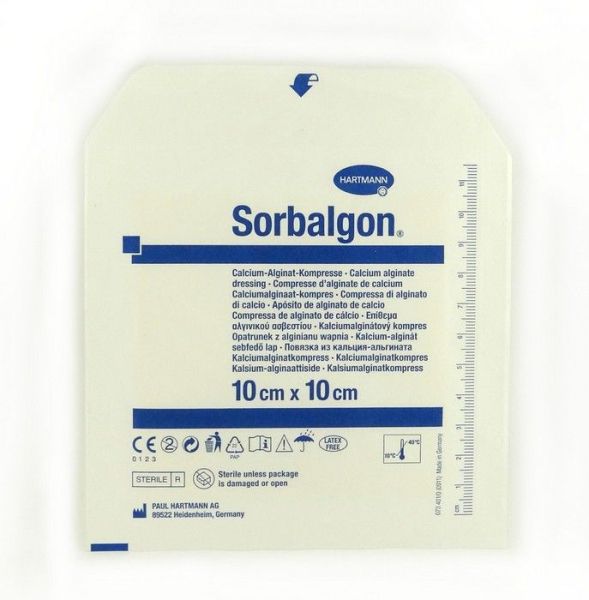 Изображение товара Повязка Sorbalgon стерильная 10х10 см Повязка Sorbalgon стерильная 10х10 см фотография